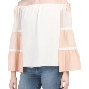 NWT 1. State Colorblock Off The Shoulder Top